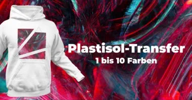 Plastisoltransfer-Transferdruckerei für individuelle Textilveredelung mit Stick und Druck von BySelini