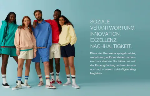 STANLEY-STELLA TEXTILIEN FUER SOZIALE VERANTWORTUNG INNOVATION EXZELLENZ NACHHALTIGKEIT